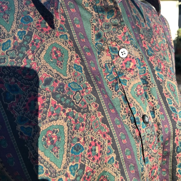 Lauren Ralph Lauren Vintage Button Front Blouse - Picture 8 of 9